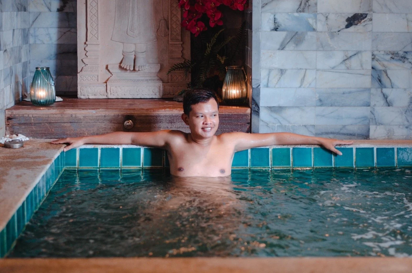 The Life Spa jacuzzi at C&N