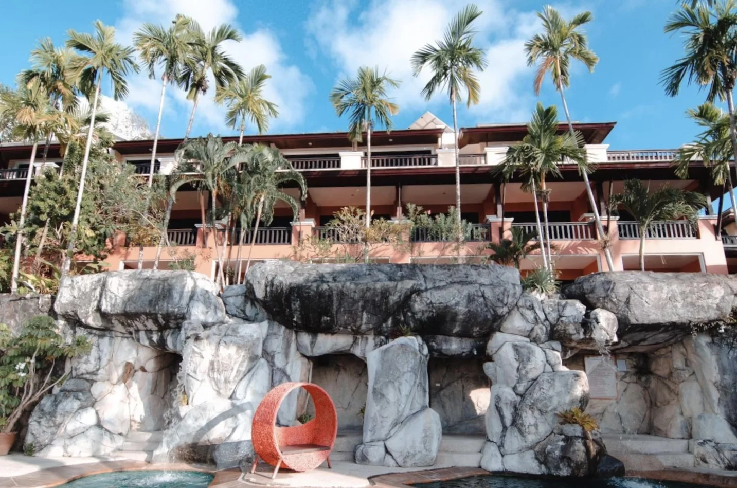 C&N Resort and Spa and its tropical pool in Patong